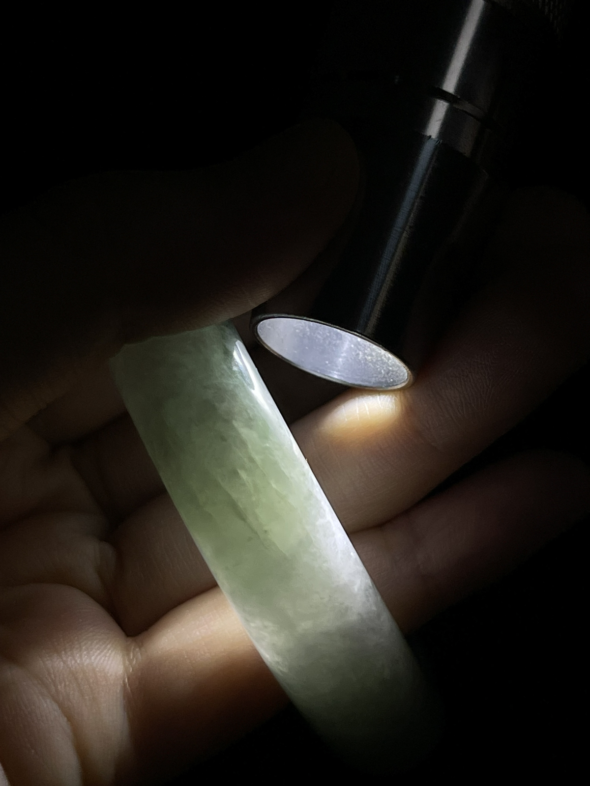 正圈57圈口，翡翠手镯