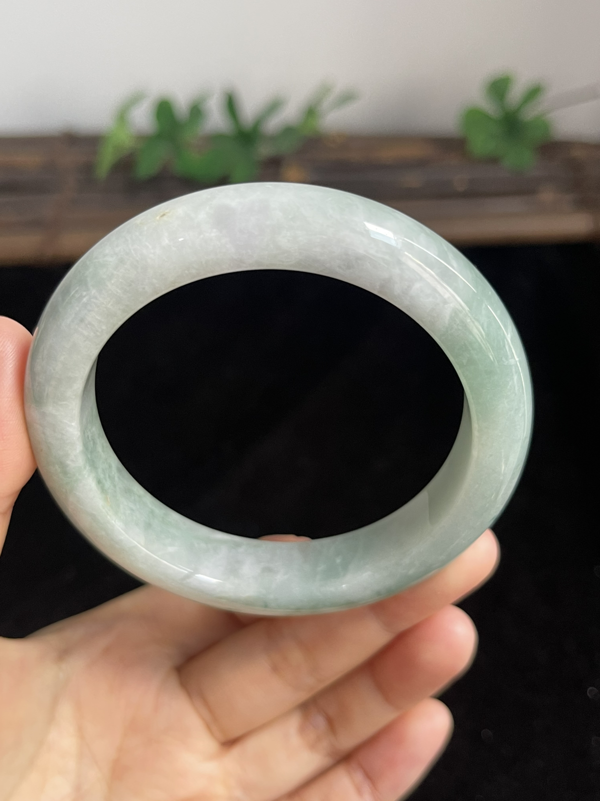 正圈56.5圈口，翡翠手镯