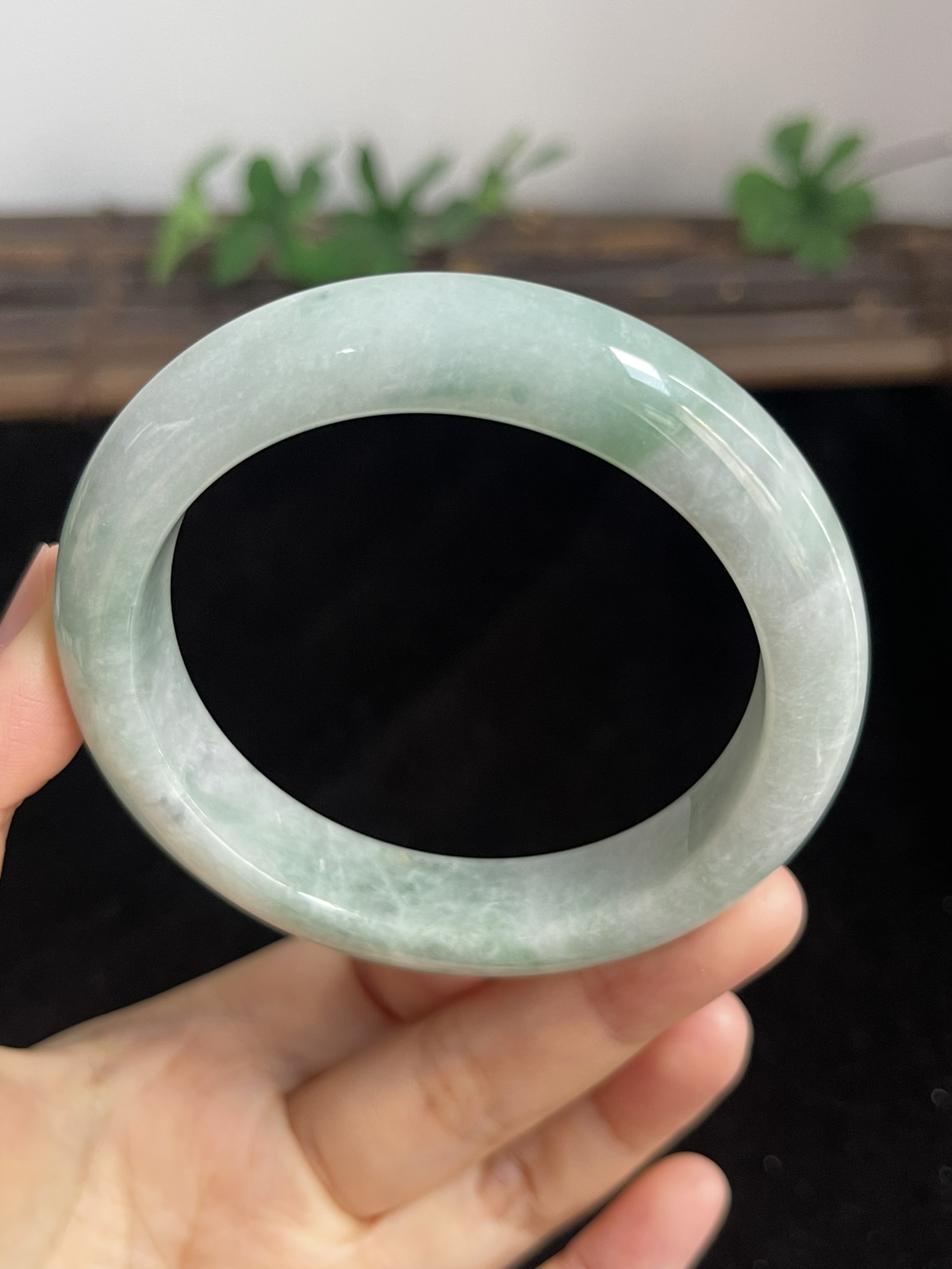 正圈56.5圈口，翡翠手镯