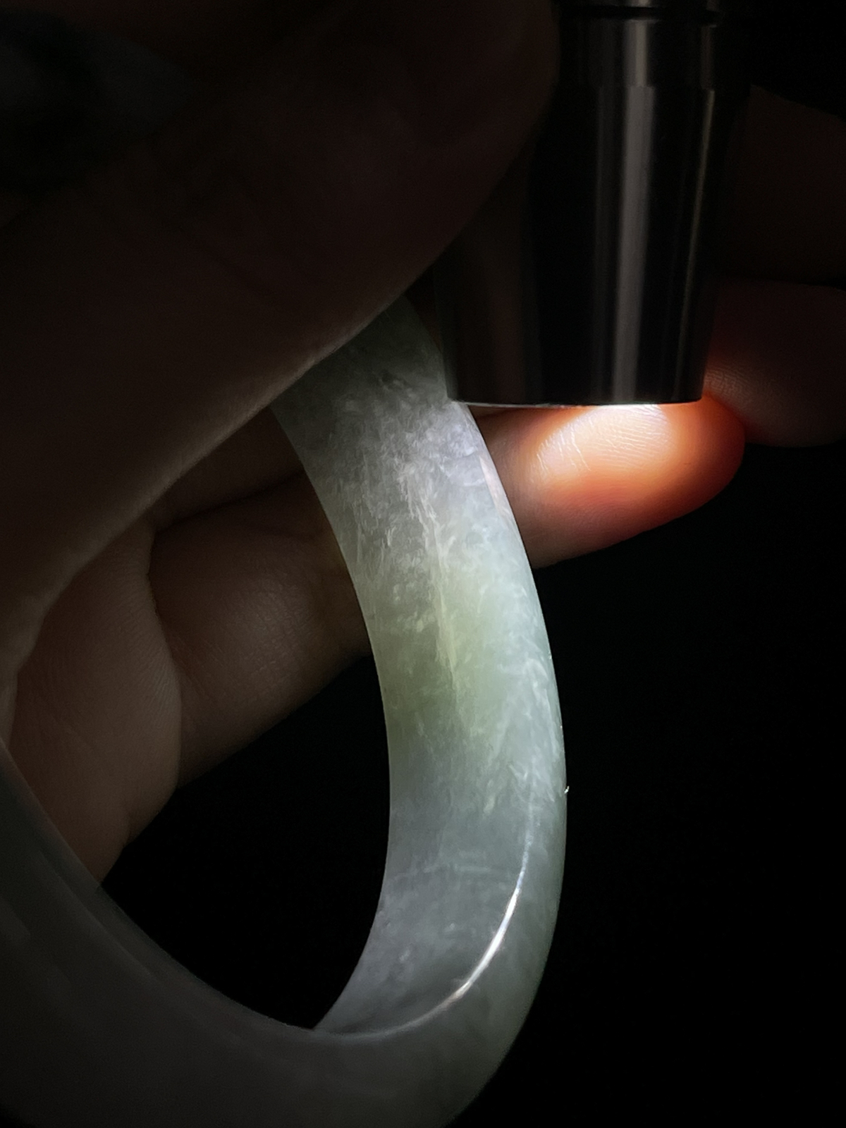 正圈57圈口，翡翠手镯