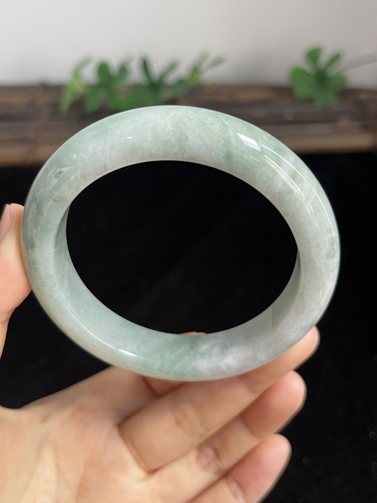 正圈56.5圈口，翡翠手镯