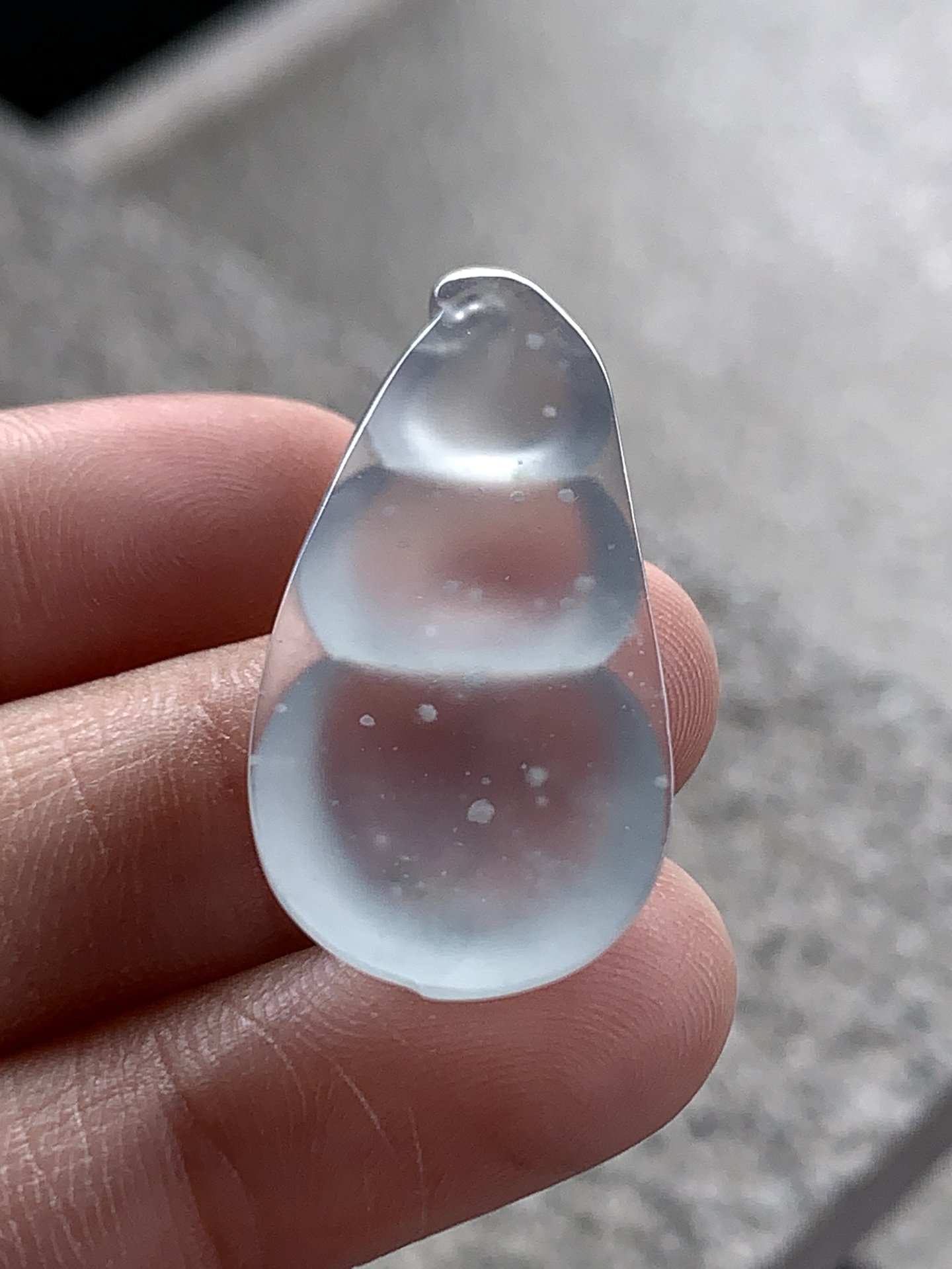 ️ 冰种福豆，尺寸：35×16.5×6，玉润福长，典藏佳选
