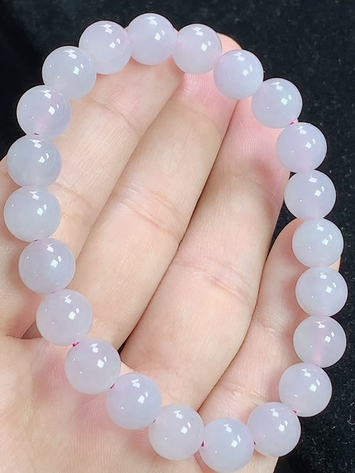 冰紫玉珠手串，尺寸8.5mm，D23dk88