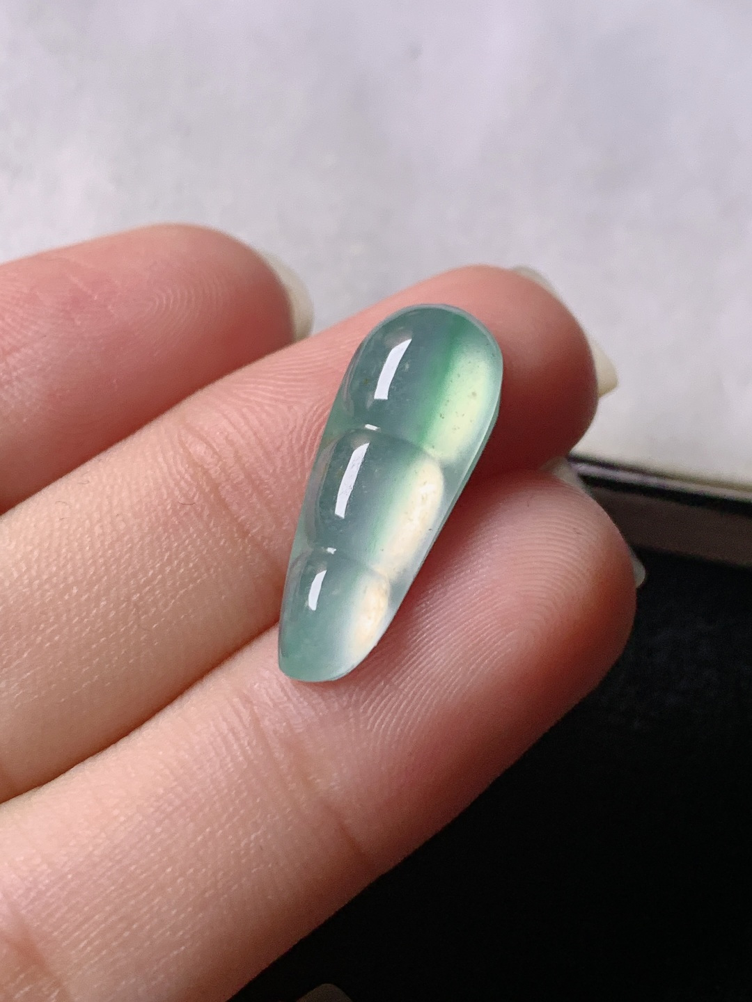 飘花福豆，色泽浓艳，0823尺寸20.8*7.9*4