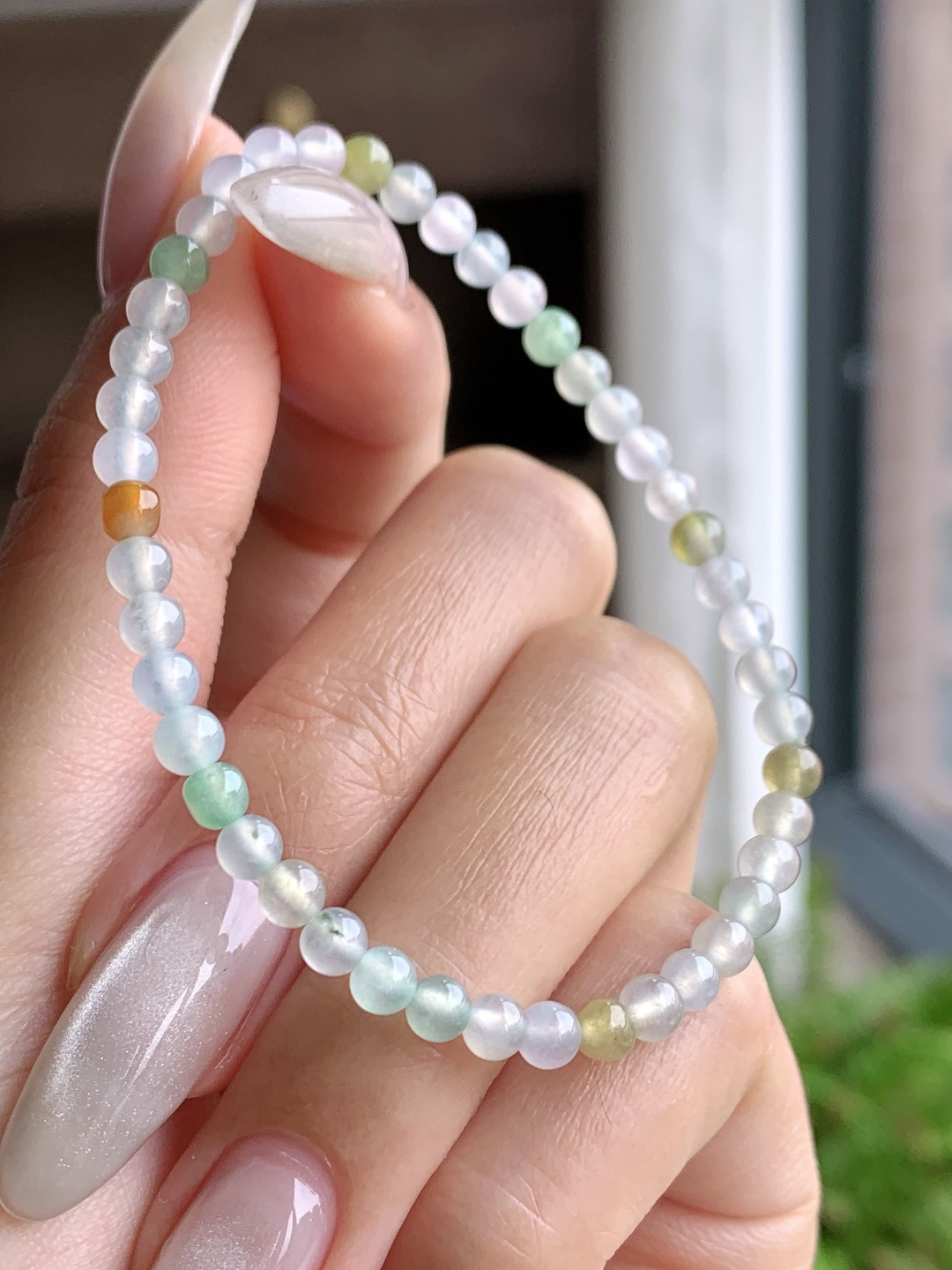 冰多宝手串圆珠子手串,性比高,4mm,4.8克