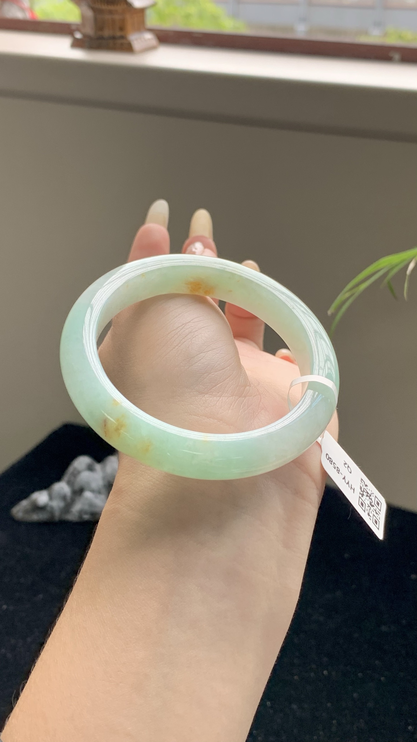 果绿洒金正圈成品 HYY-8580 ⭕️55-11-8