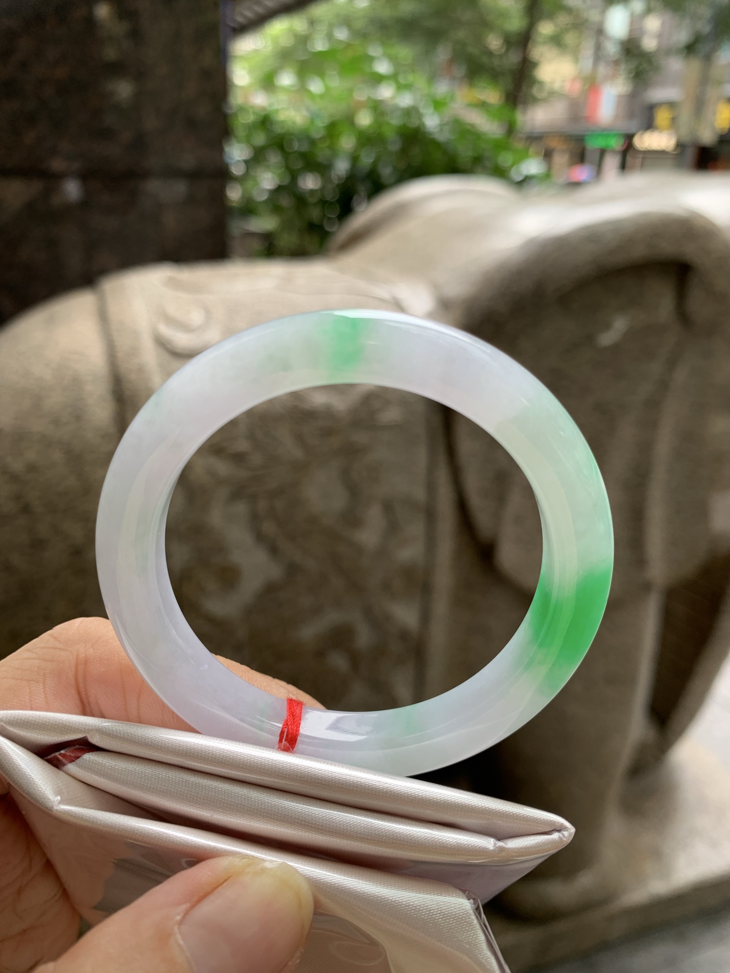 白底青正圈,0824-605-63,打灯棉线
