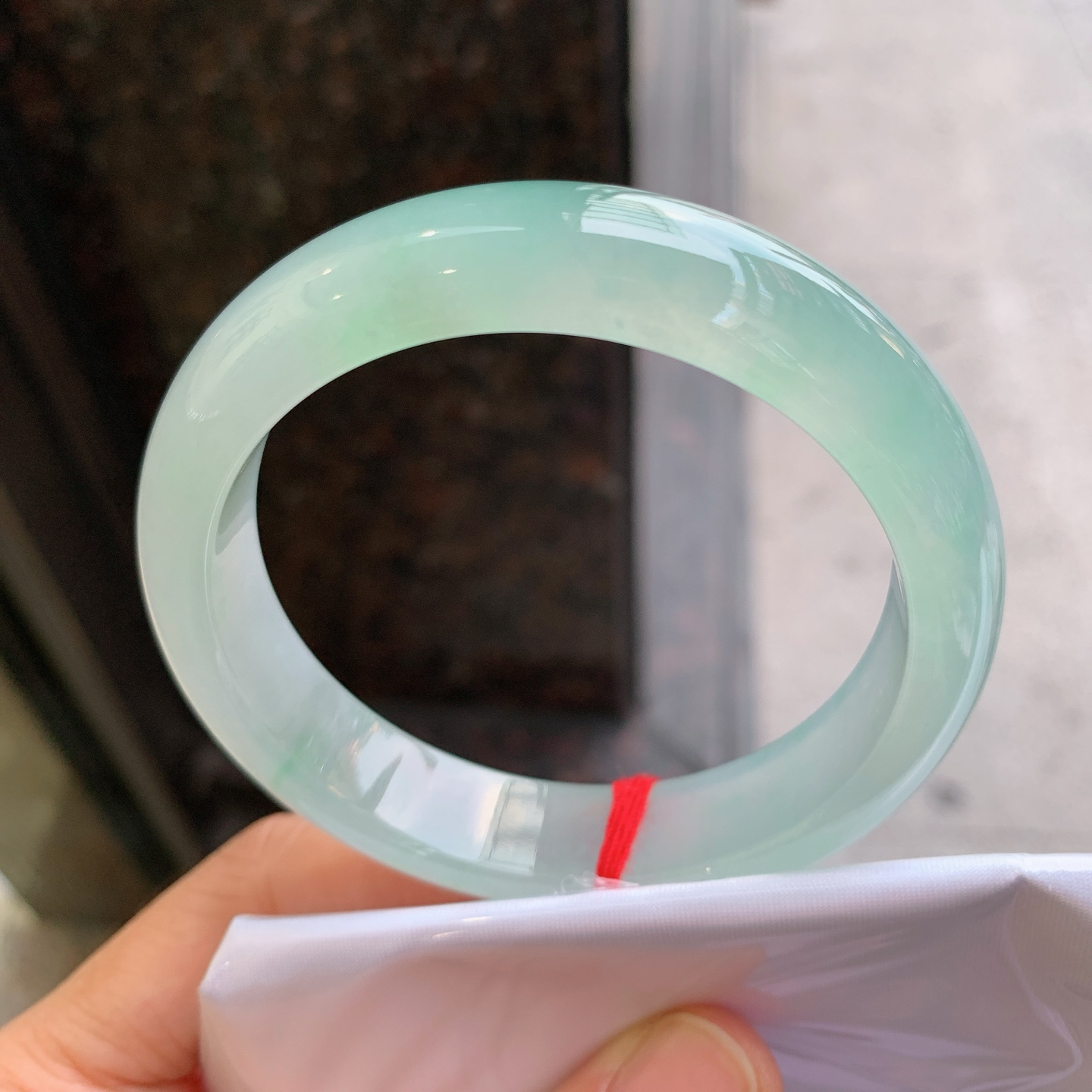 正圈冰飘绿 无裂 种色俱佳