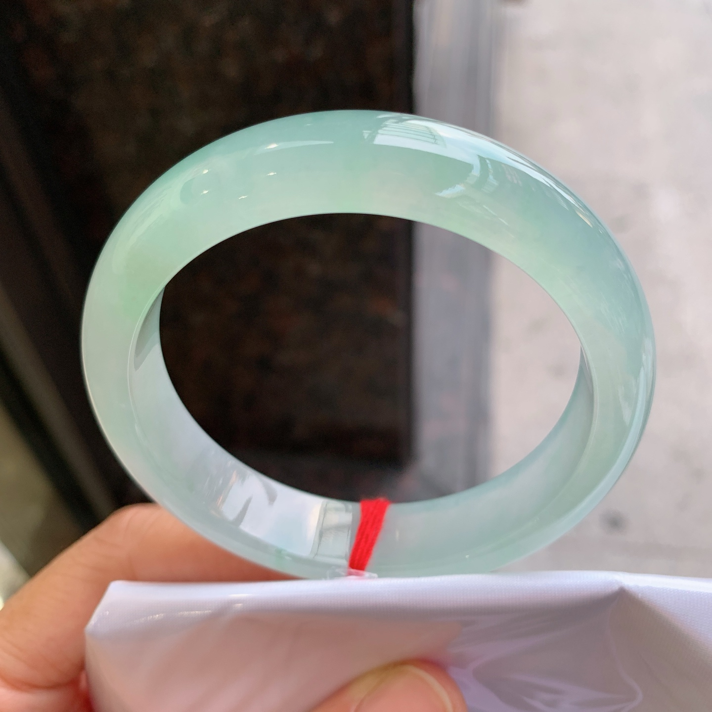 正圈冰飘绿 无裂 种色俱佳