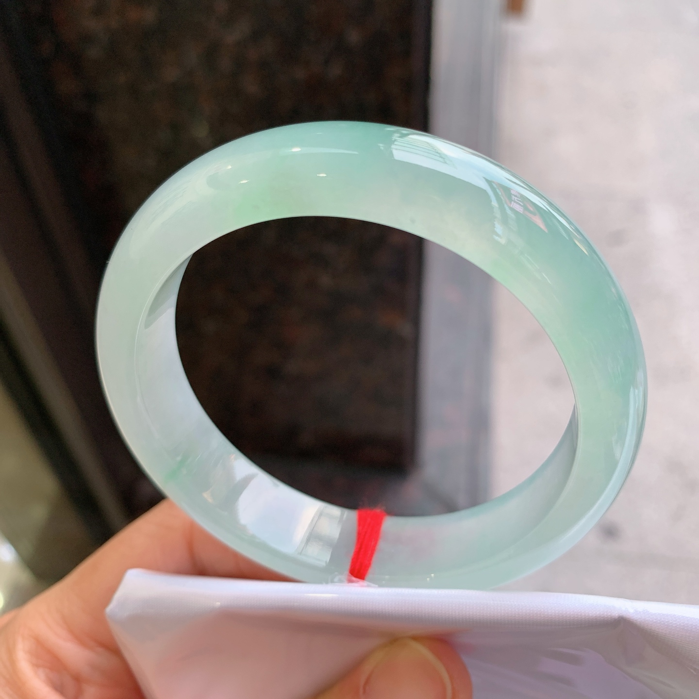 正圈冰飘绿 无裂 种色俱佳