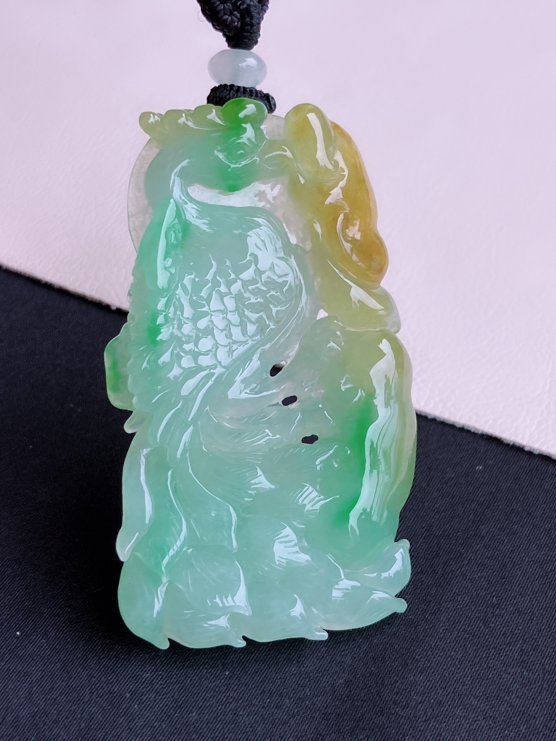 ️三彩凤翔九天，晶莹剔透，特色，尺寸56/33.5/6.5/自然光实拍