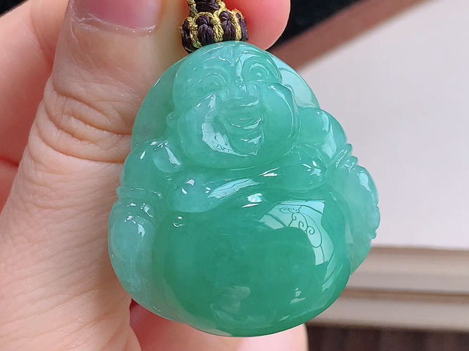 ️ 笑佛，尺寸34.8-33.2-12.1mm，包A附证书
