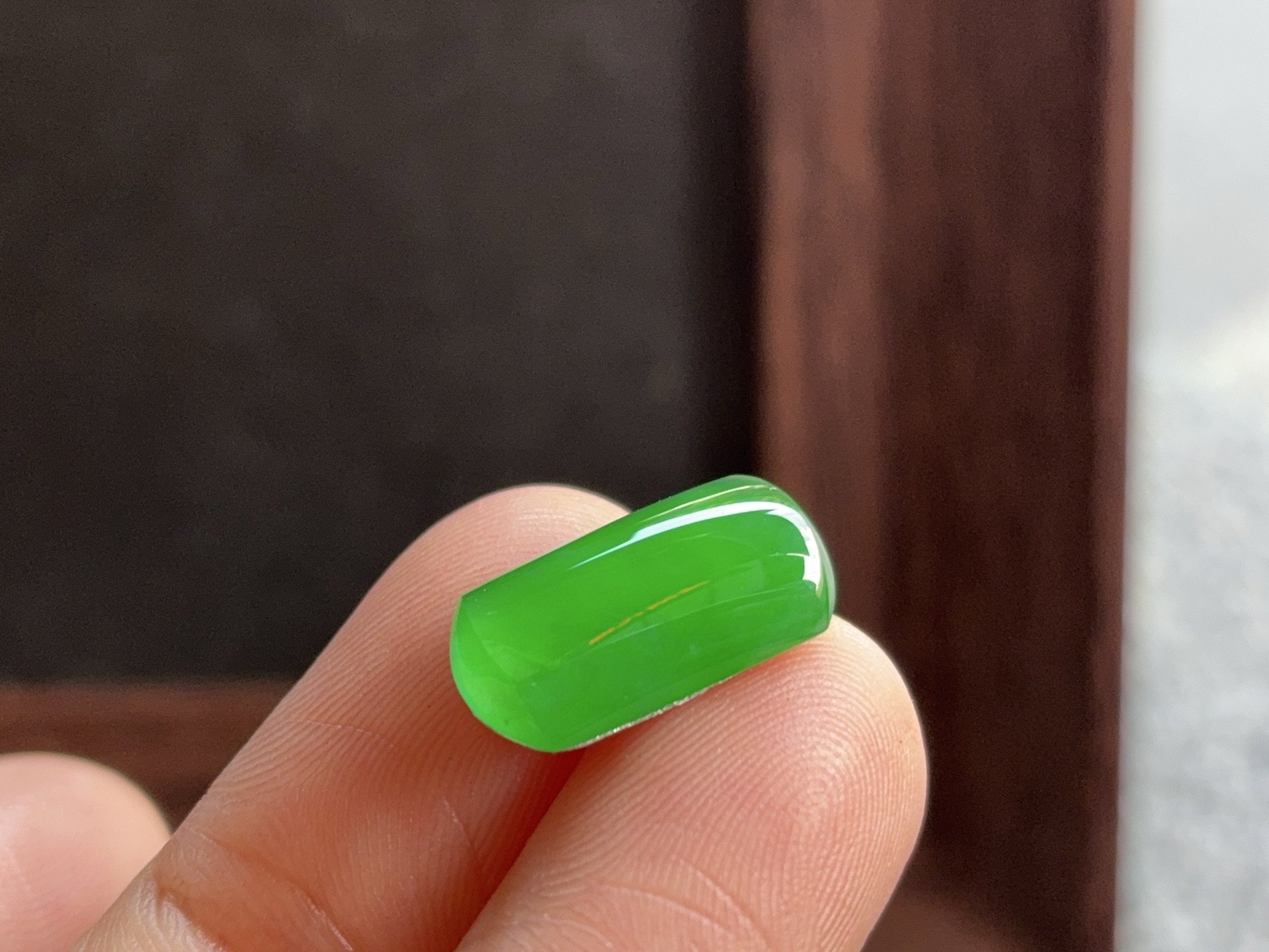 ️ 冰绿马鞍，尺寸：15.2×8.2×4.2，玉润千年，雅藏传世