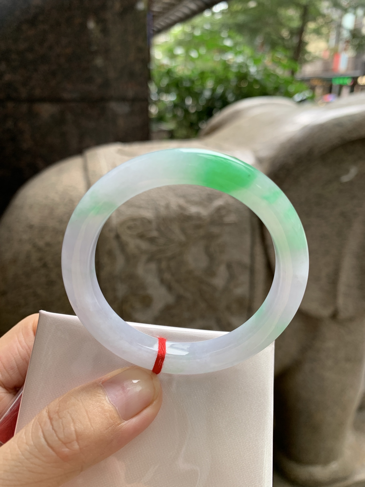 白底青正圈,0824-605-63,打灯棉线