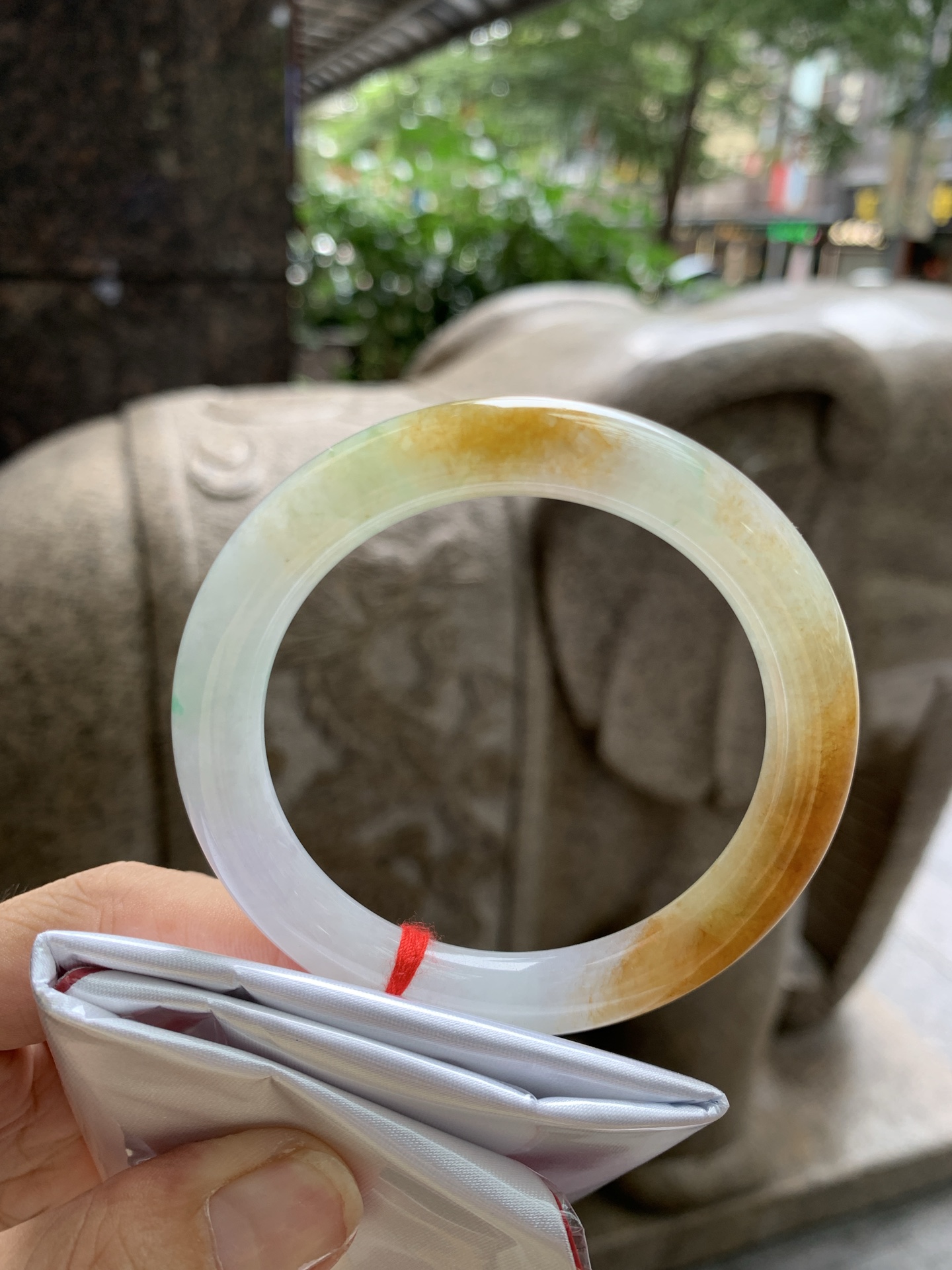 黄翡圆条,打灯细纹