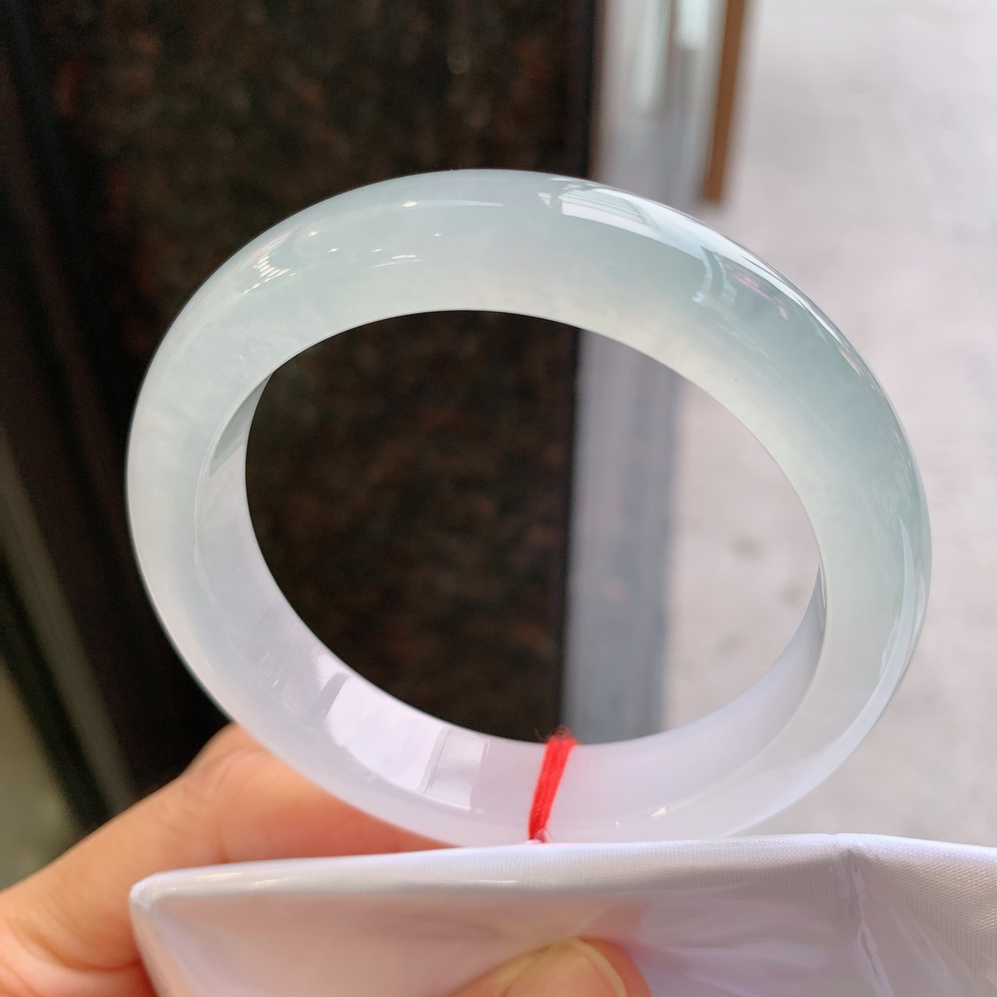 正圈冰镯 无裂 冰润