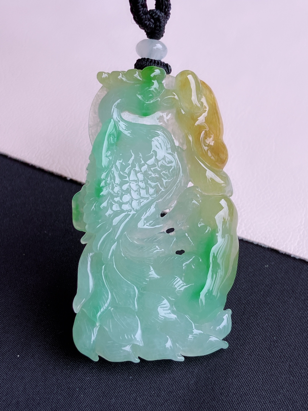 ️三彩凤翔九天，晶莹剔透，特色，尺寸56/33.5/6.5/自然光实拍