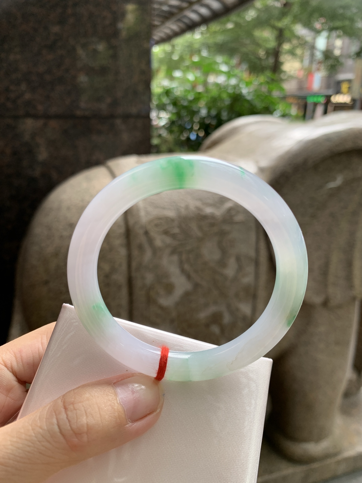 飘绿花圆条, 0824-094-527, 打的断纹，表皮微扣