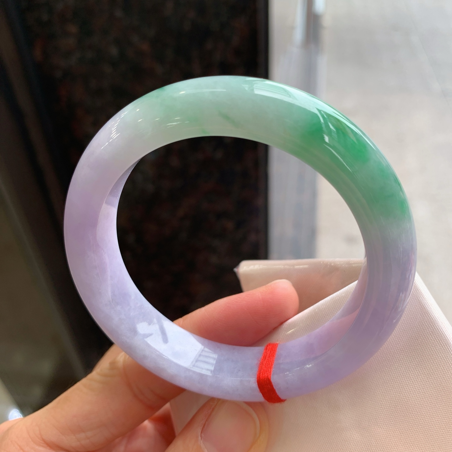 正圈春彩 无裂 色好
