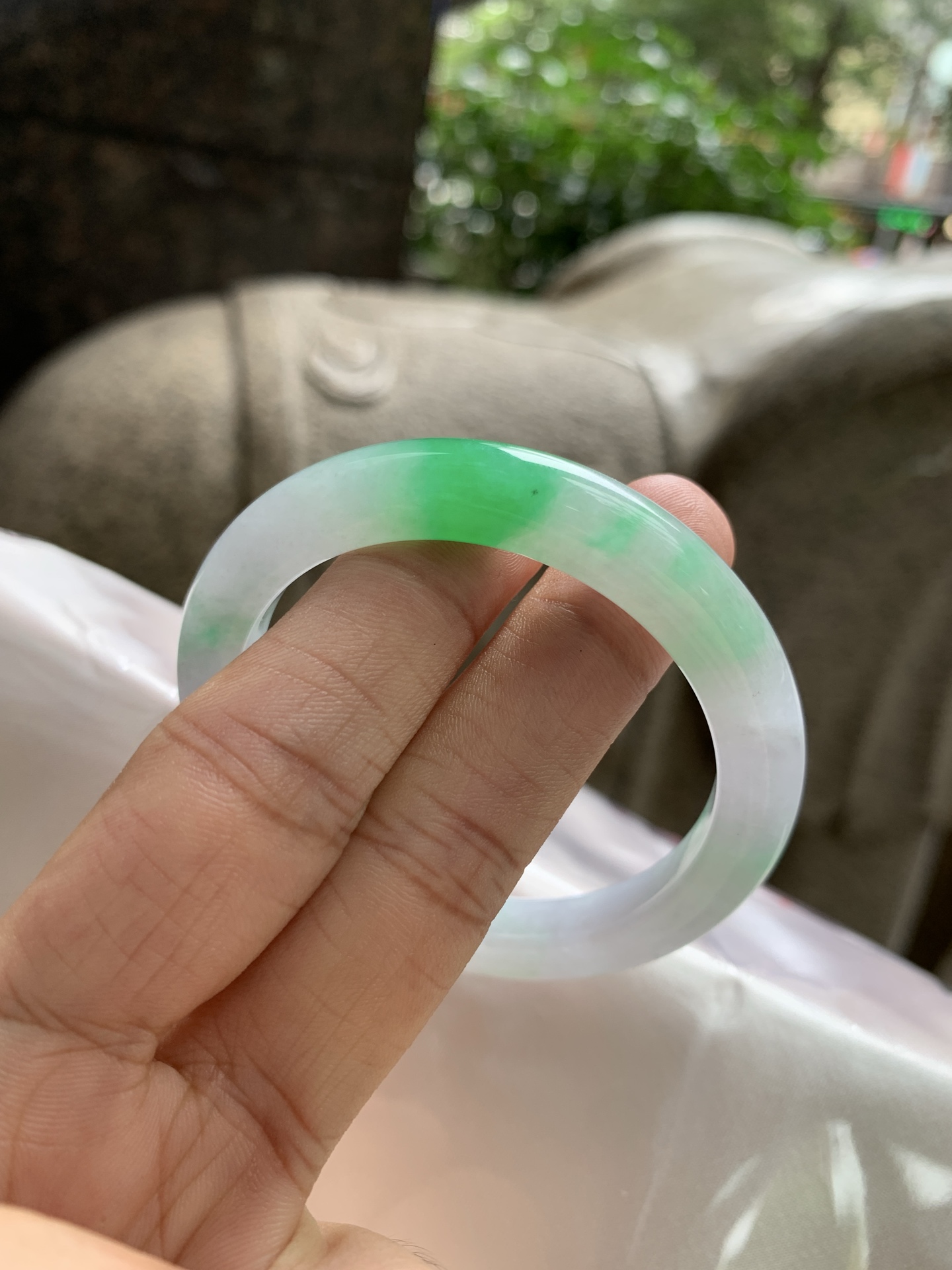 白底青正圈,0824-605-63,打灯棉线