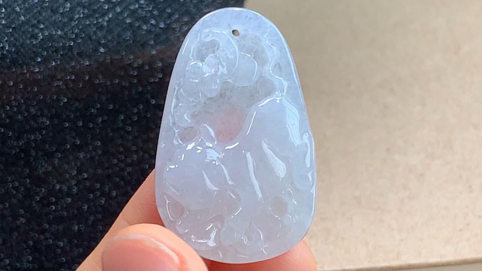 ️ 福猪，无裂，尺寸35.6-22.3-5.5mm，包A附证书