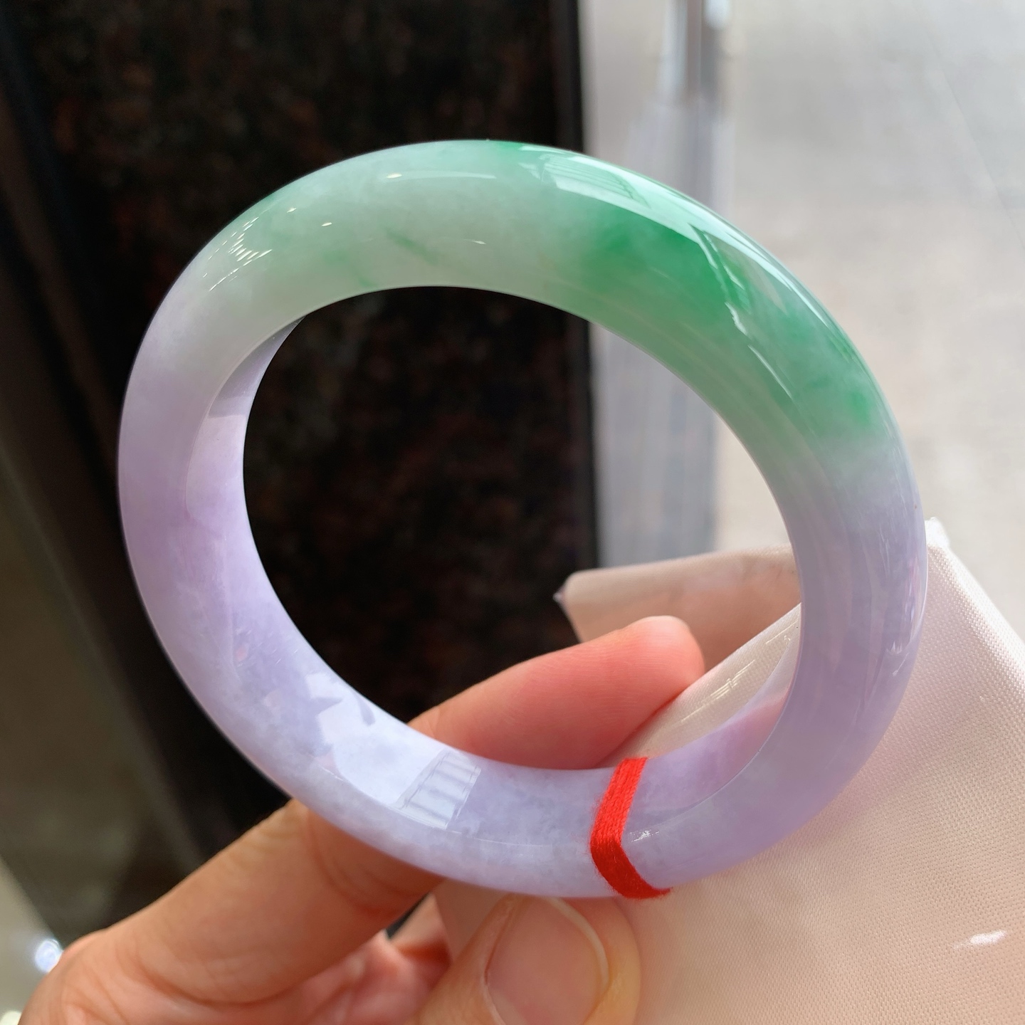 正圈春彩 无裂 色好