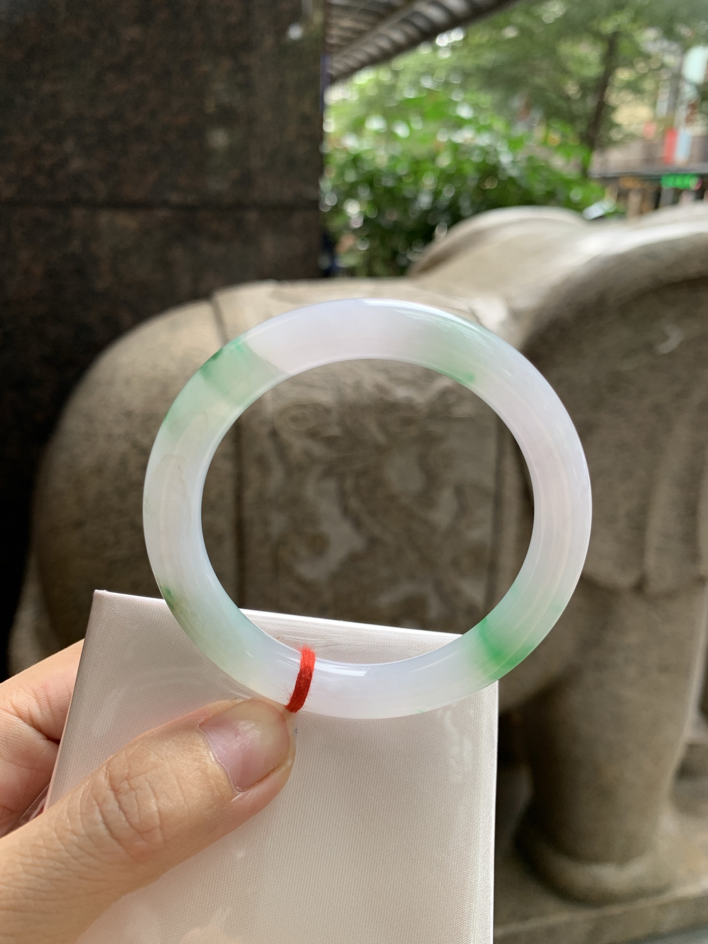 飘绿花圆条, 0824-094-527, 打的断纹，表皮微扣