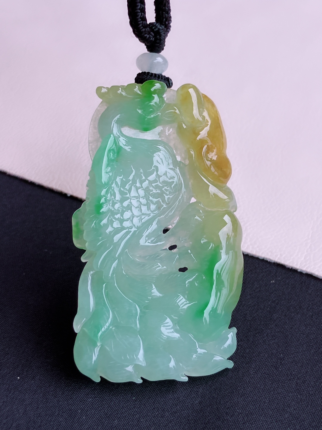 ️三彩凤翔九天，晶莹剔透，特色，尺寸56/33.5/6.5/自然光实拍