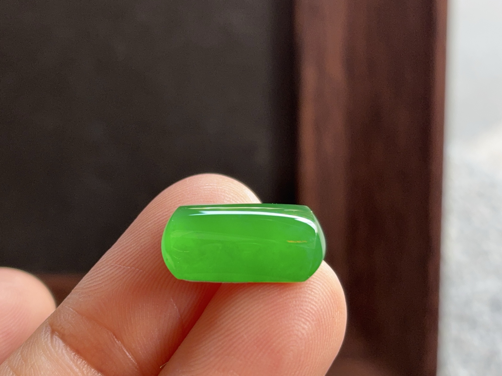 ️ 冰绿马鞍，尺寸：15.2×8.2×4.2，玉润千年，雅藏传世