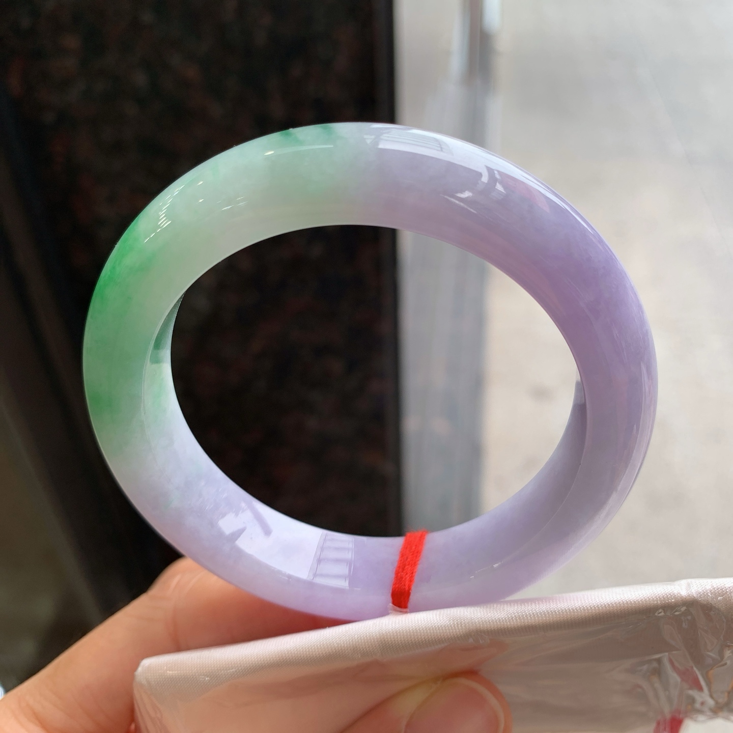 正圈春彩 无裂 色好