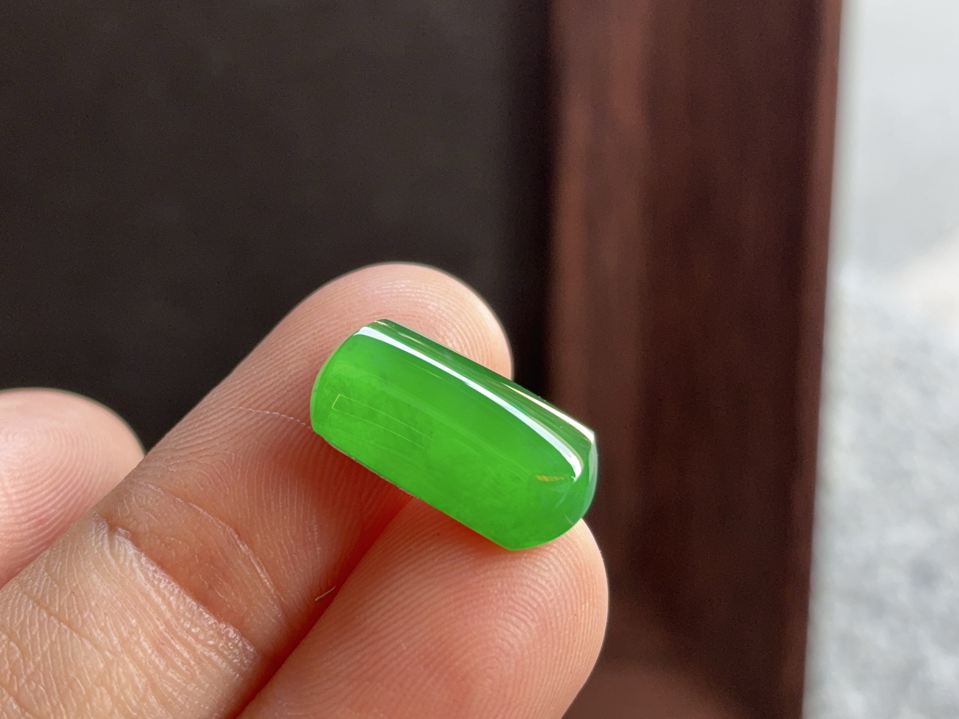 ️ 冰绿马鞍，尺寸：15.2×8.2×4.2，玉润千年，雅藏传世