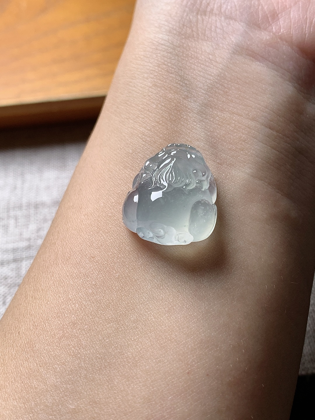 ️冰种貔貅，水润种老，0824 尺寸18.2*16.9*9.2