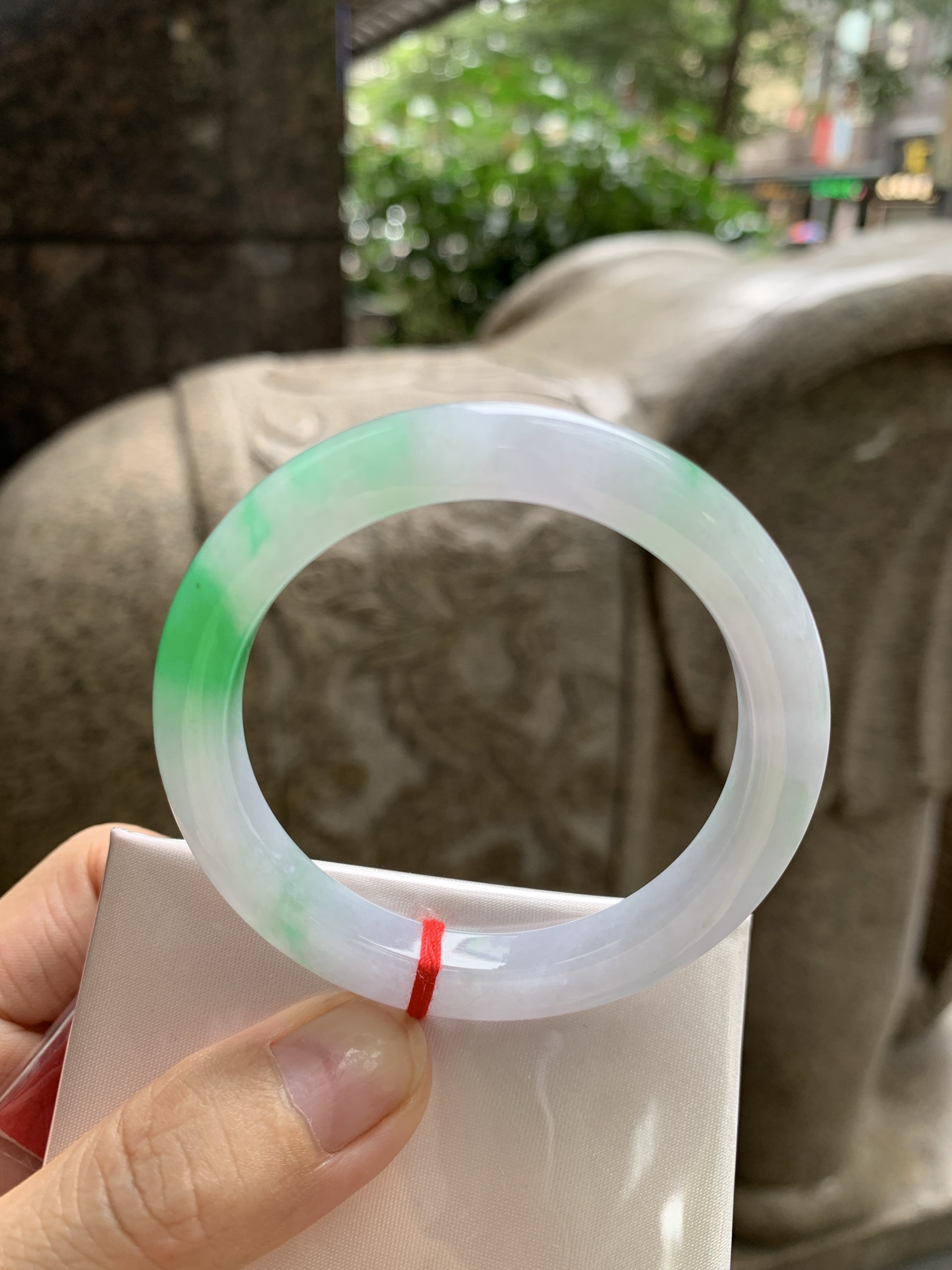 白底青正圈,0824-605-63,打灯棉线