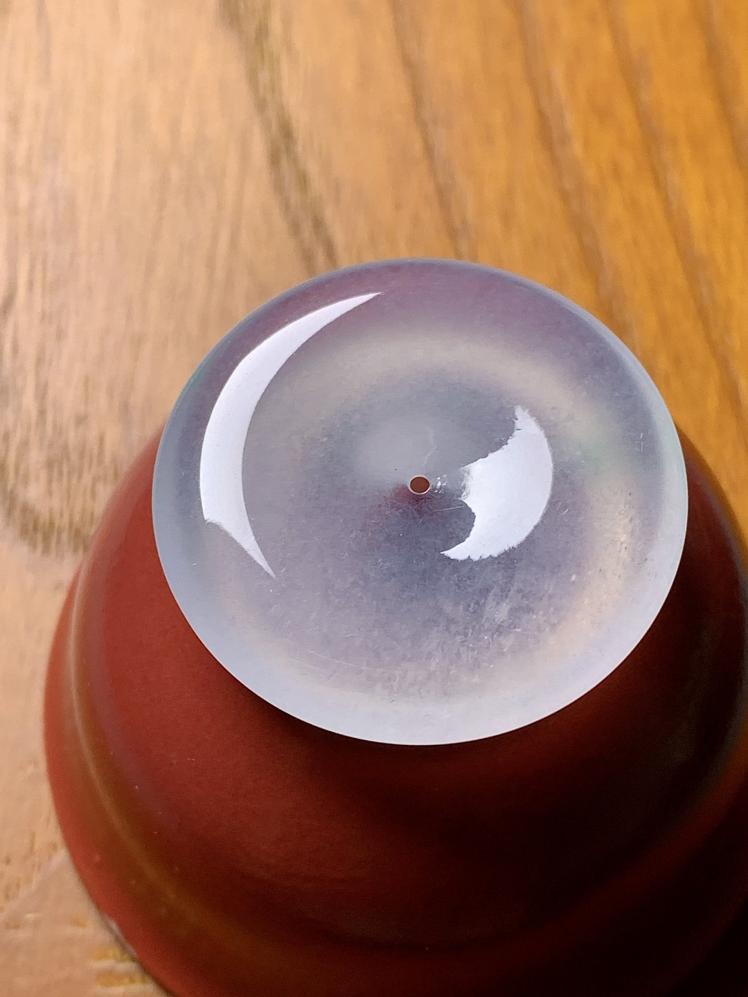 平安扣，水润种老，0824 尺寸32.6*5.5
