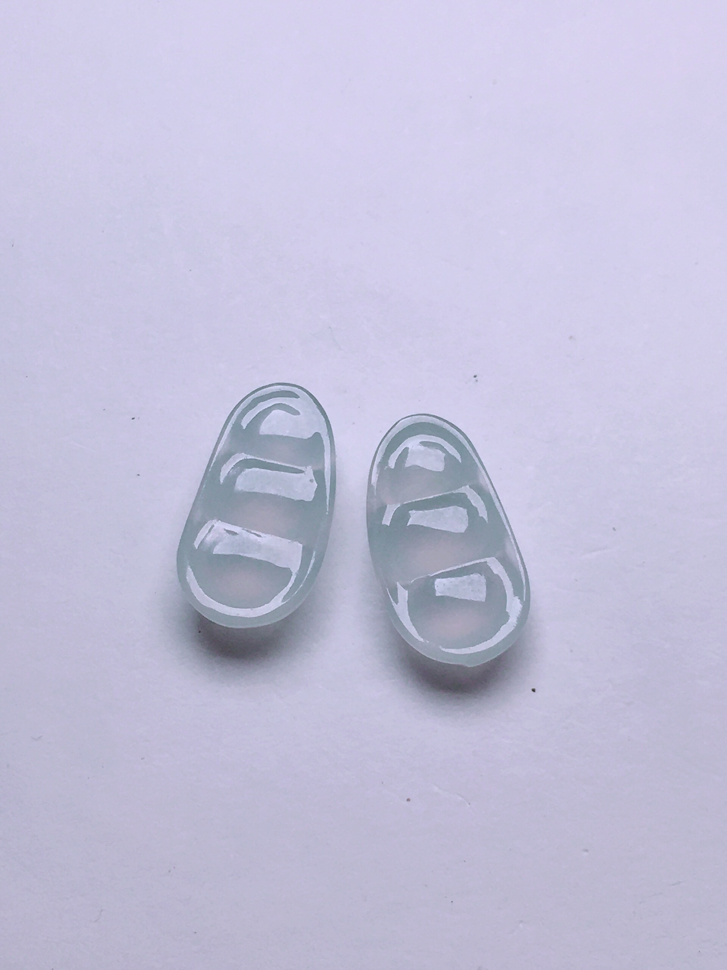 高冰福豆，晶莹剔透，新颖时尚，品相，16/9/4.4