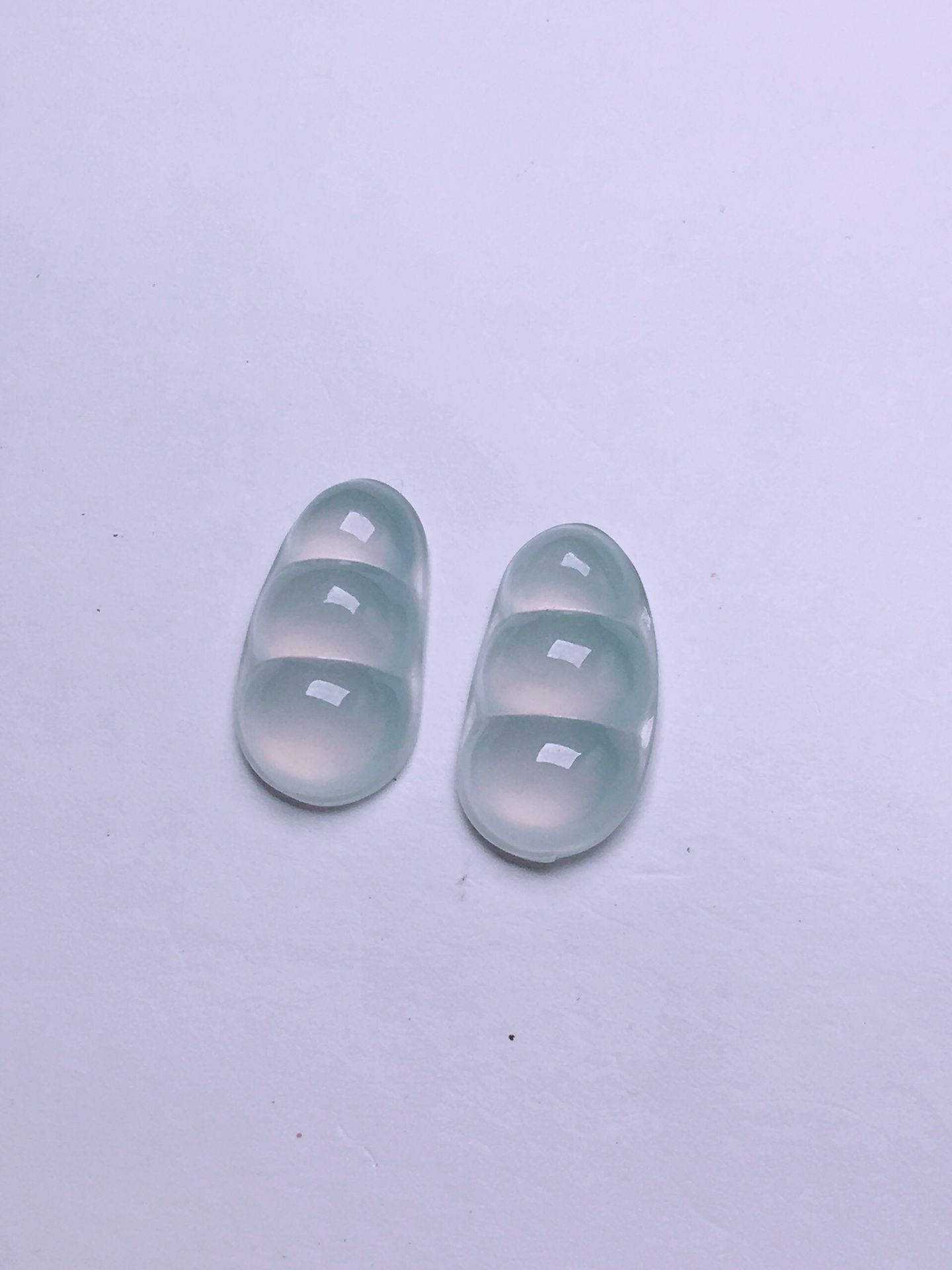 高冰福豆，晶莹剔透，新颖时尚，品相，16/9/4.4