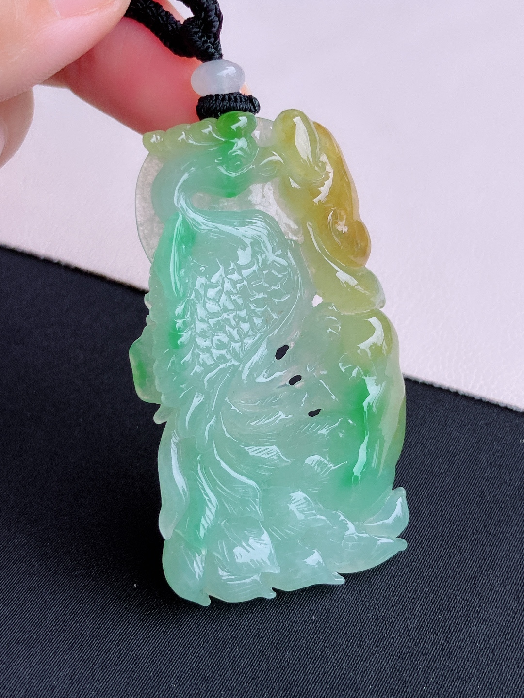 ️三彩凤翔九天，晶莹剔透，特色，尺寸56/33.5/6.5/自然光实拍