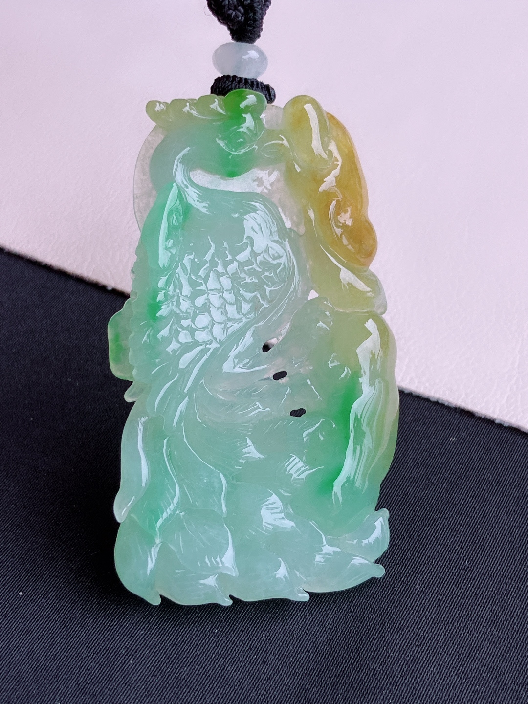 ️三彩凤翔九天，晶莹剔透，特色，尺寸56/33.5/6.5/自然光实拍