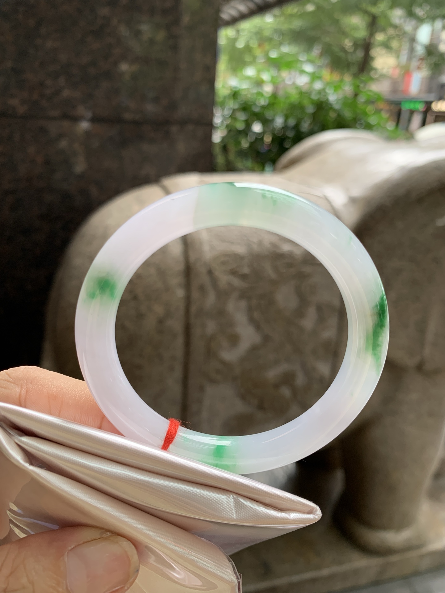 飘绿花圆条, 0824-094-527, 打的断纹，表皮微扣