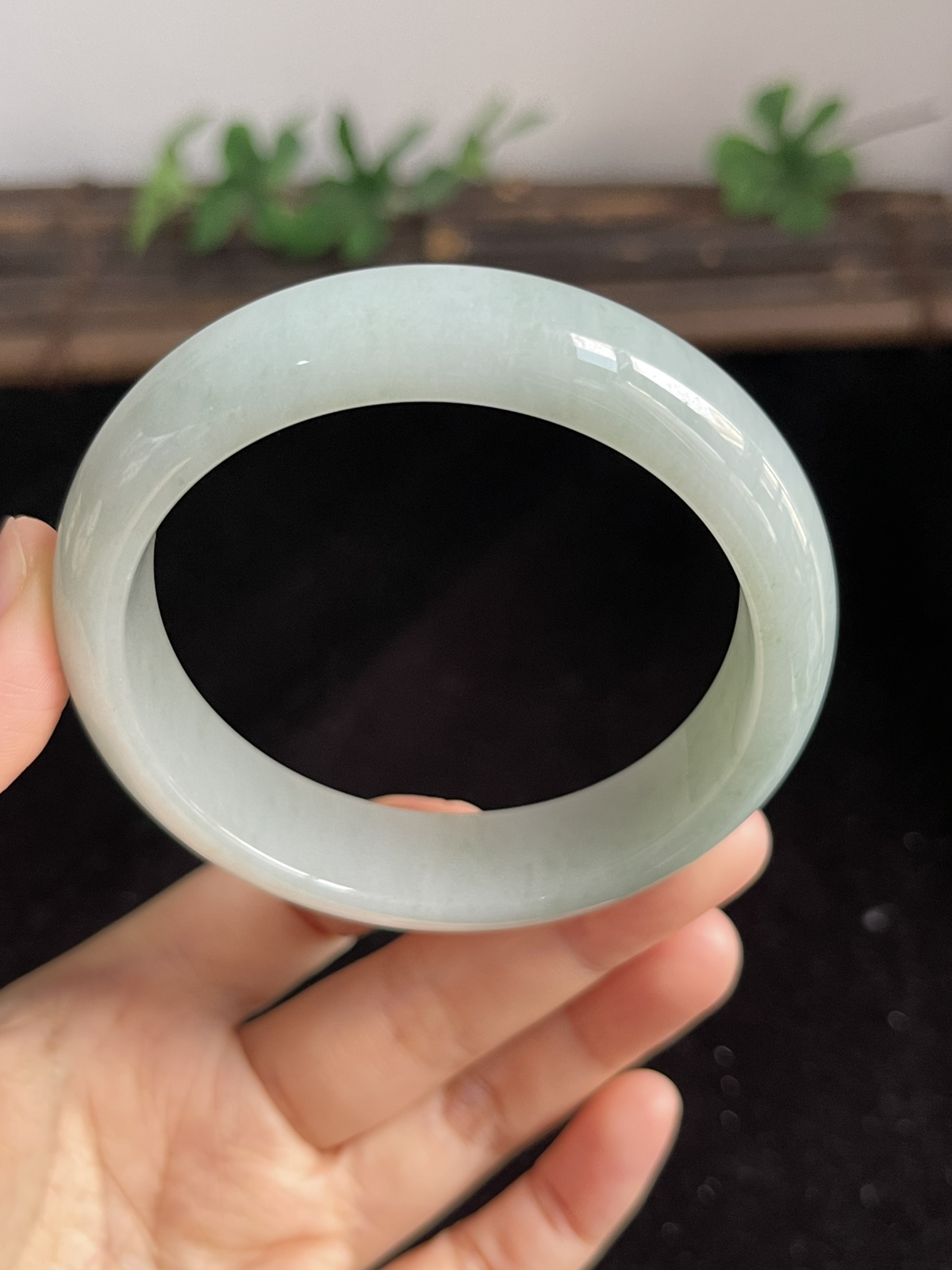 正圈56.7圈口，翡翠手镯