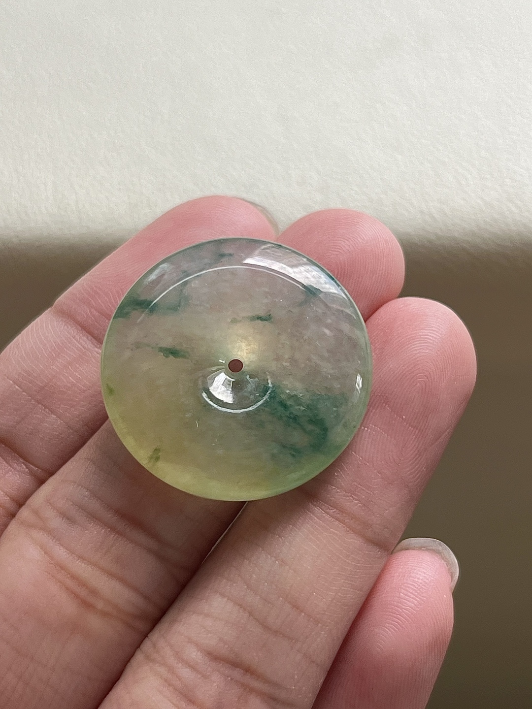 ️【平安扣】飘花灵动，种老细腻形体佳尺寸：25.6*5.7,asd1824