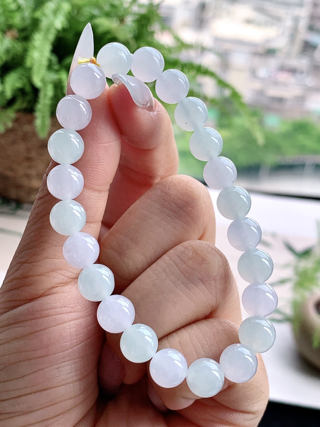 【珠子】️冰晴水手串圆珠子手串【说明】性比高【尺寸】8mm【重量】21.5克