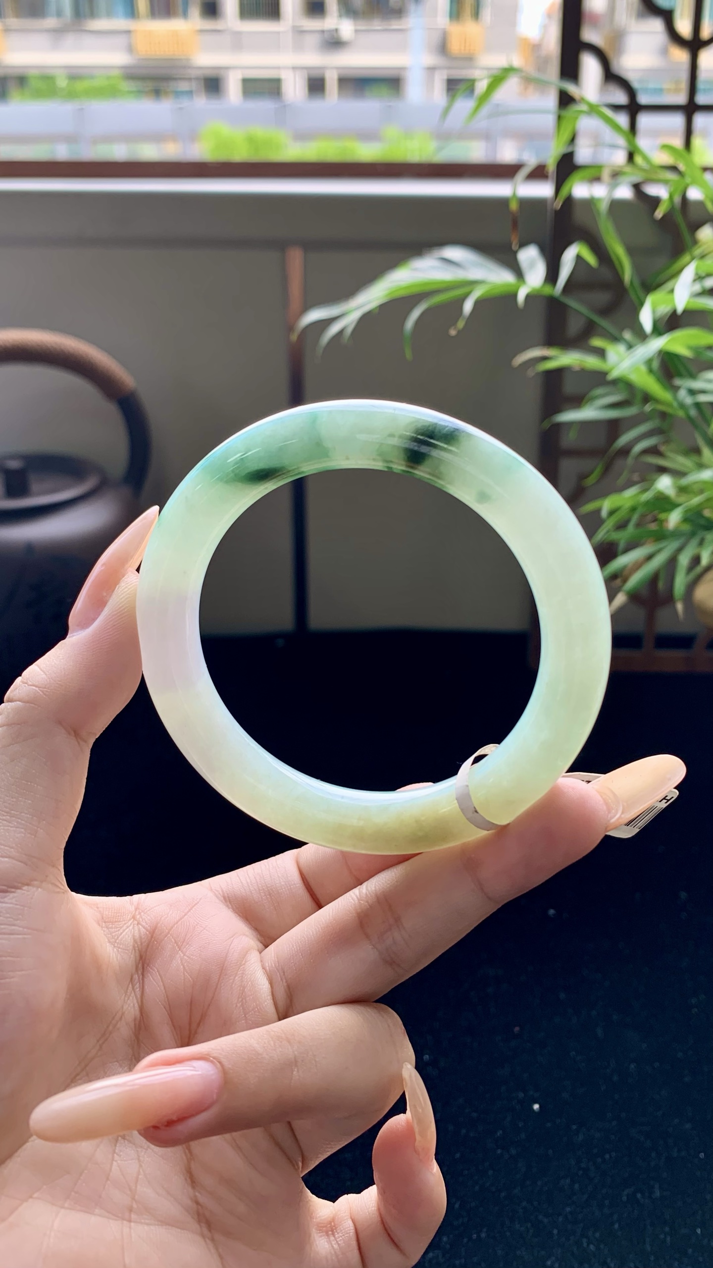 黄翡飘花圆条成品 HYY-4333 ⭕️ 55-10-10