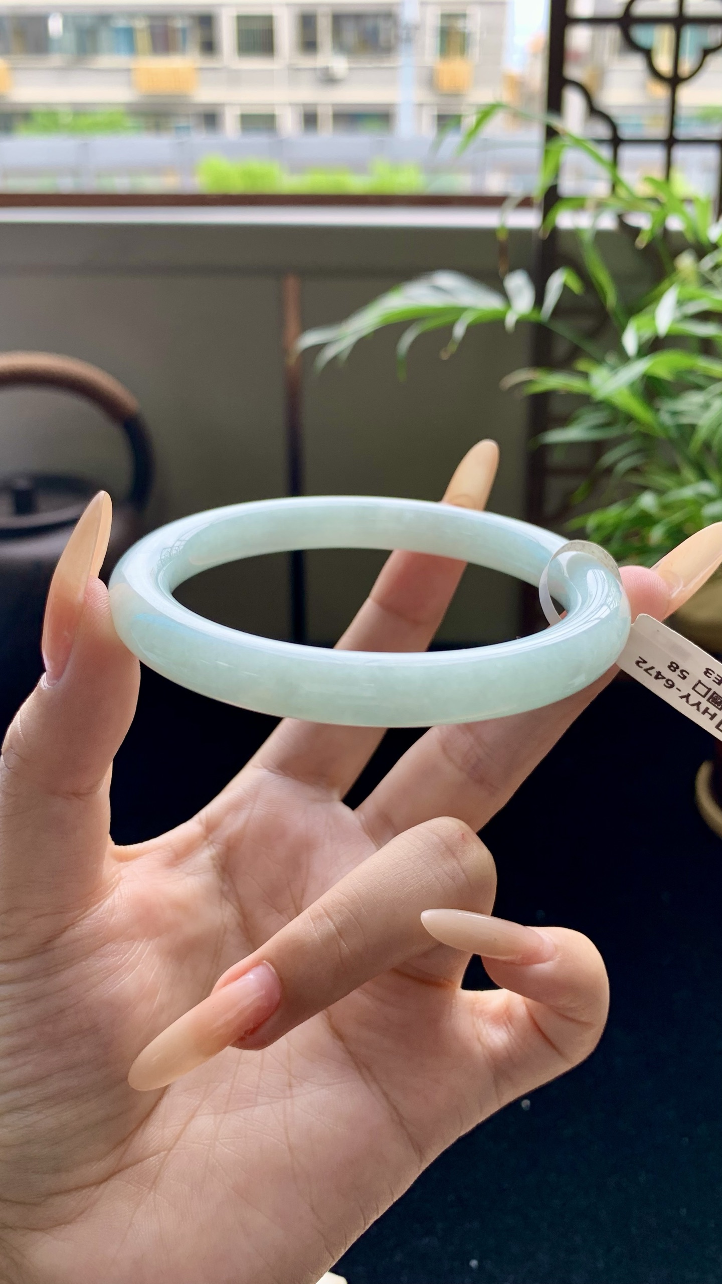 淡果绿底圆条成品 HYY-6472 ⭕️ 60-9-9