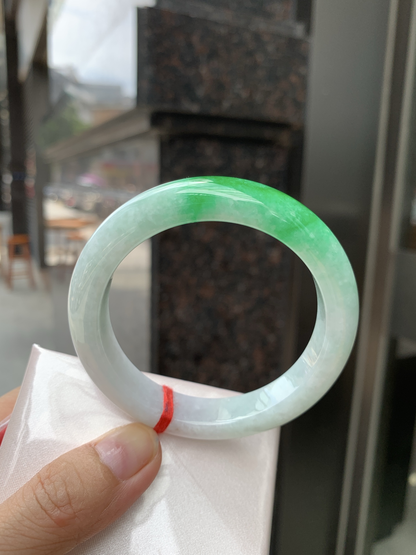 辣绿正圈,0825-N1413,无裂,有棉线