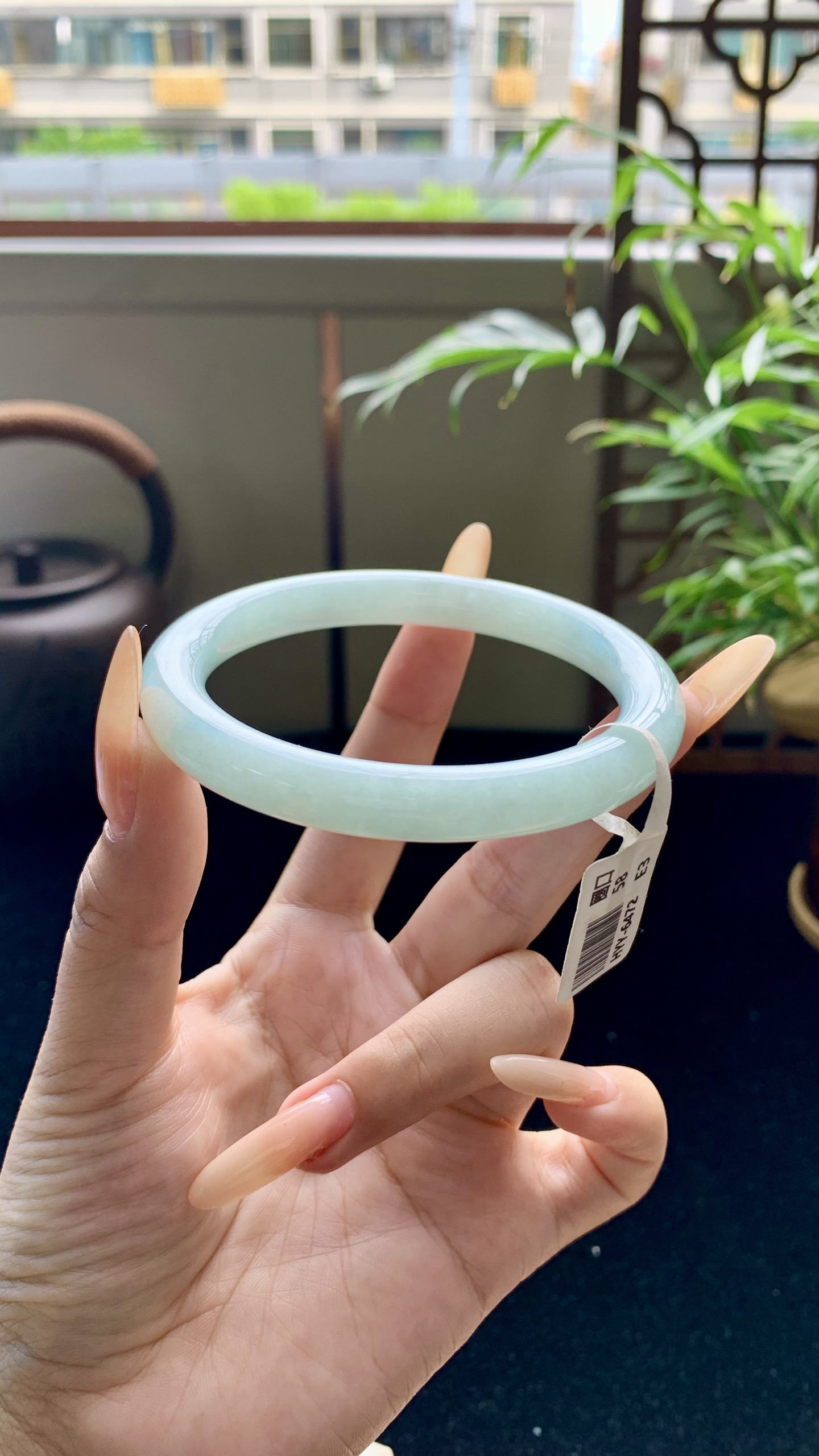 淡果绿底圆条成品 HYY-6472 ⭕️ 60-9-9