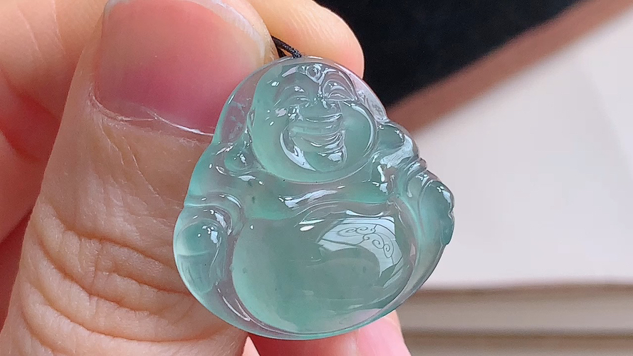 ️ 笑佛，尺寸23.8-22.4-5.4mm，包A附证书