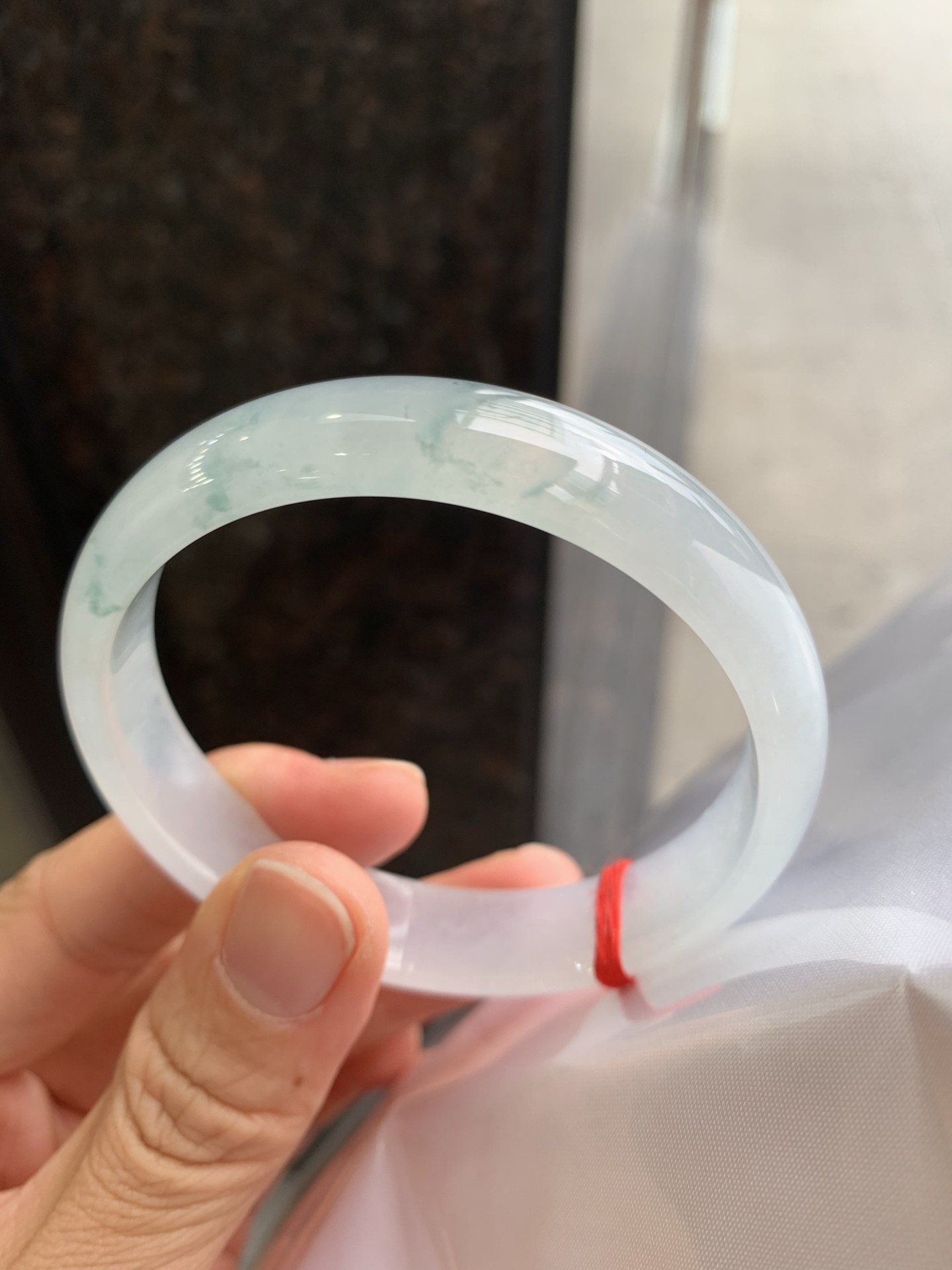 正圈冰飘花，无裂，冰润