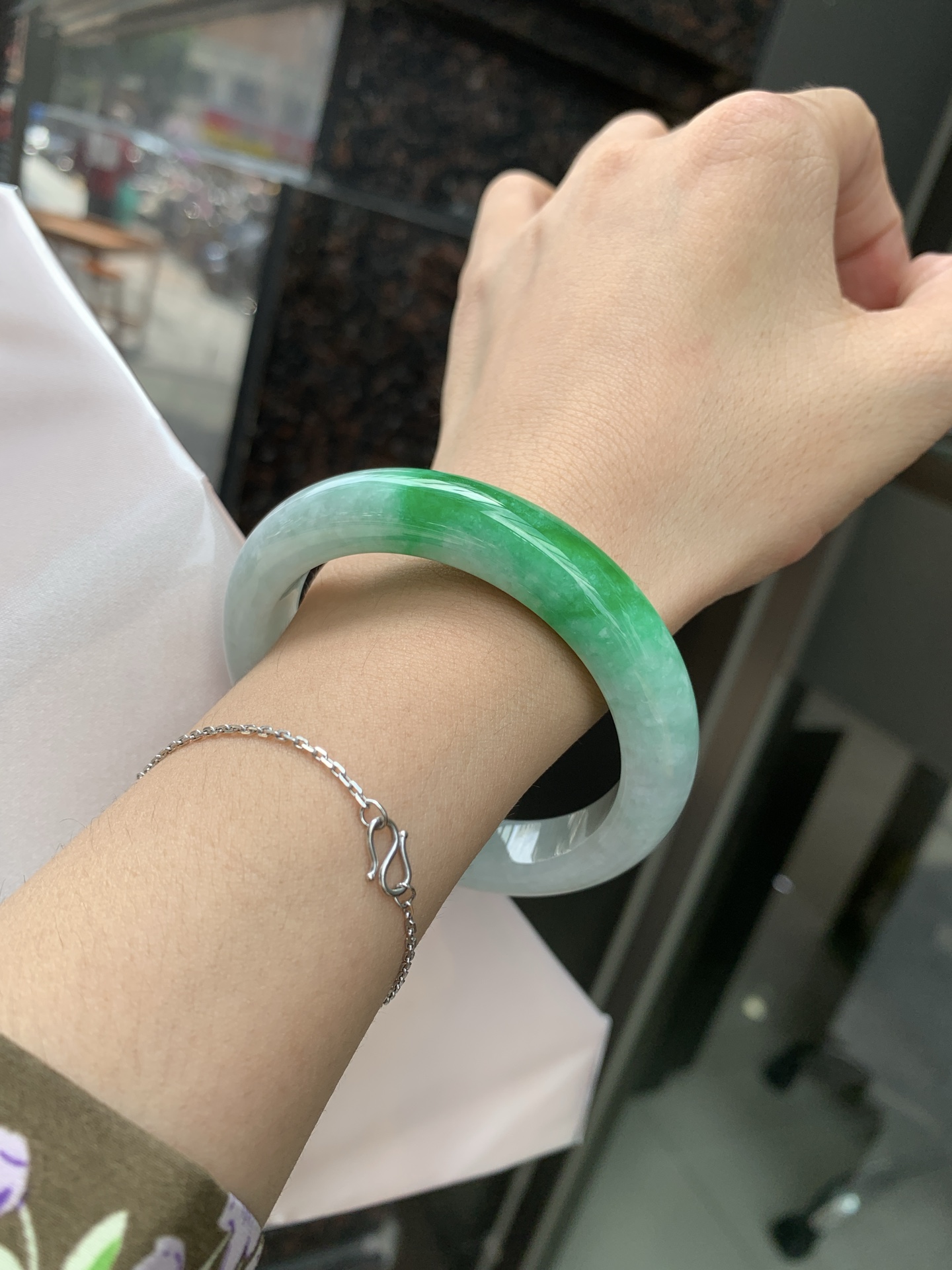 辣绿正圈,0825-N1413,无裂,有棉线
