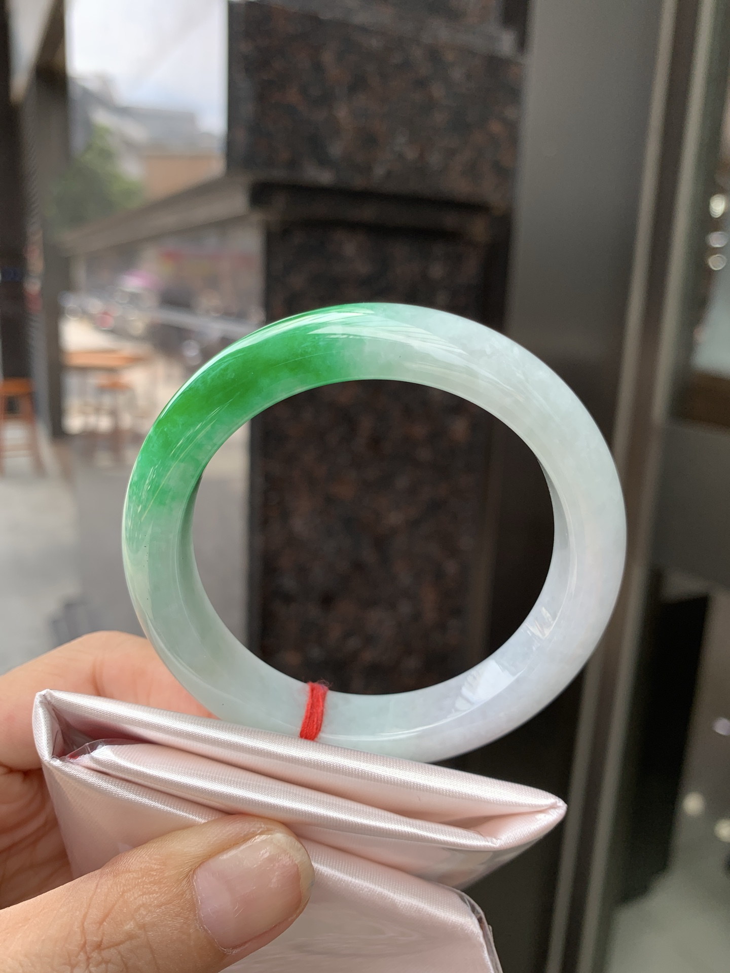 辣绿正圈,0825-N1413,无裂,有棉线